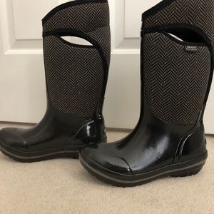 Bogs Plimsoll Herringbone High Womens Insulated